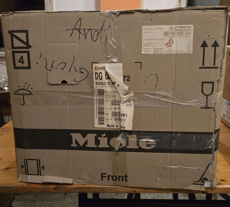 Cuptor cu Aburi Miele DG 6200 Nou!