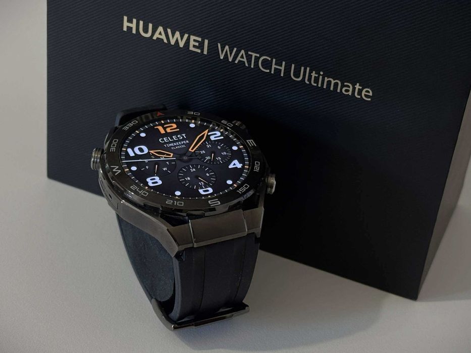 Бартер! Като НОВ! Huawei WATCH Ultimate HNBR 48.5 ММ, GPS, WLAN, SPO2