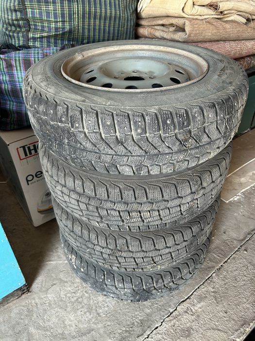 Комплект колес в сборе.