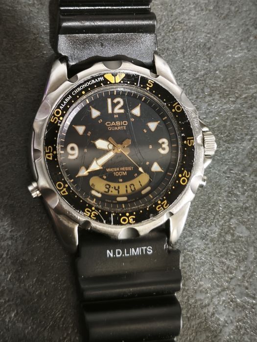 Ceas vintage Casio "Smiley" AD-520