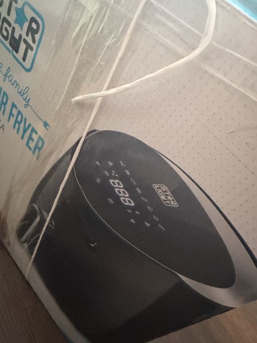 Фритюрник с горещ въздух Star-Light Airfryer DAFB-5020BL, 2000W, 5.0 л, Цифров контрол, 8 програми, Черен