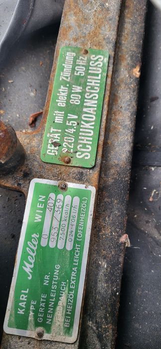 Soba,  cazan Meller motorina ,ulei