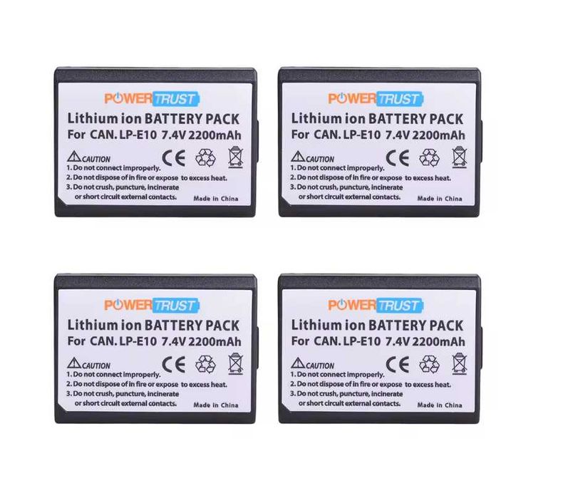 Батерия PowerTrust LP-E10 2200mAh за Canon EOS 4000D / 1200D / 1300D