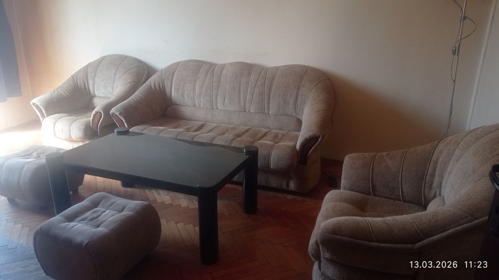 Диван спалня 2 фотьойла, таблетки и мада