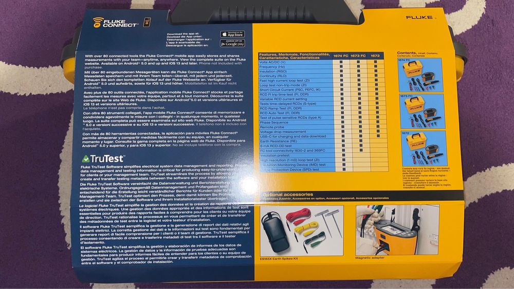 Fluke 1673 FC – NOU Calibrat Tester instalații electrice