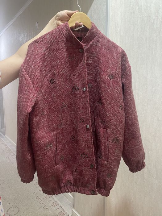 этно бомбер женский