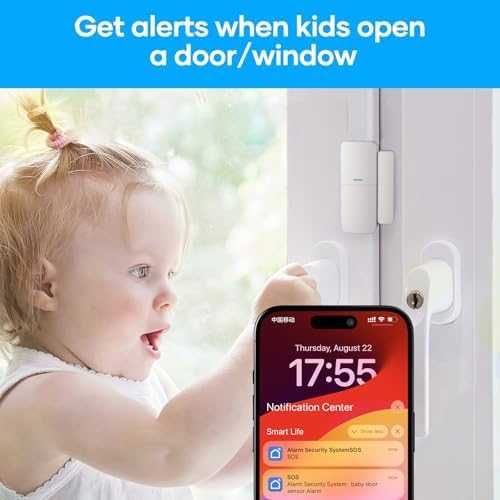 AGSHOME WiFi домашна аларма 120dB с датчици