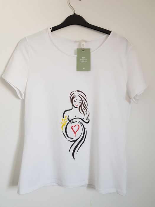 Tricou pictat pe comandă (maternitate/familie/gravidute)