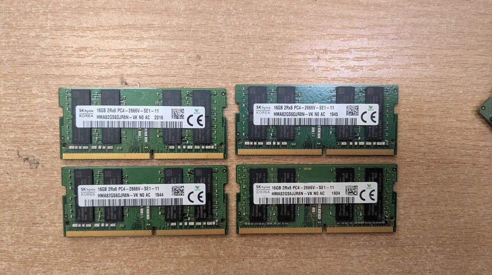 16GB DDR4 RAM за лаптоп Samsung SK Hynix 2666 3200 MHz SO DIMM + Гаранция и фактура по ДДС
