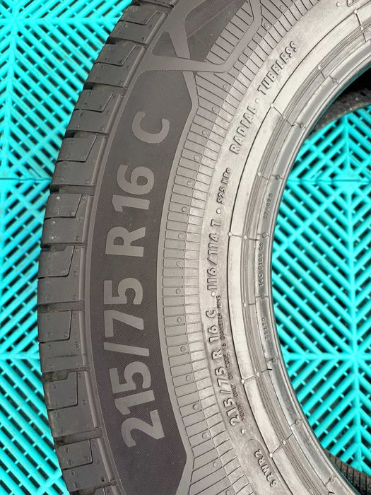 Set anvelope vara 215 75 R16C 116/114T Continental Van Contact Eco dot 2824 7.71mm