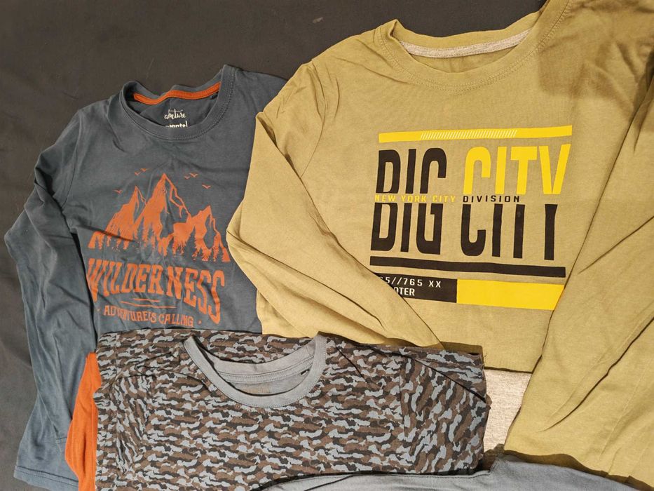 Детски пижами размер 146-152, с дълъг ръкав - 3 броя комплект