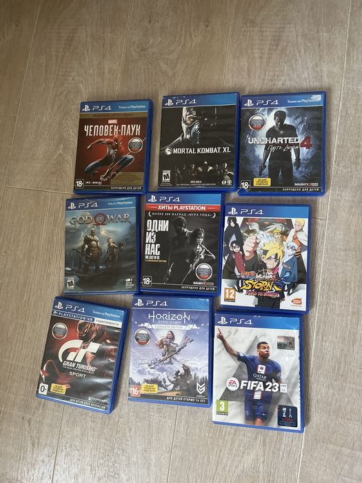 PS4 Pro 1 ТБ + 9игр+2 джойстика отличное состяние