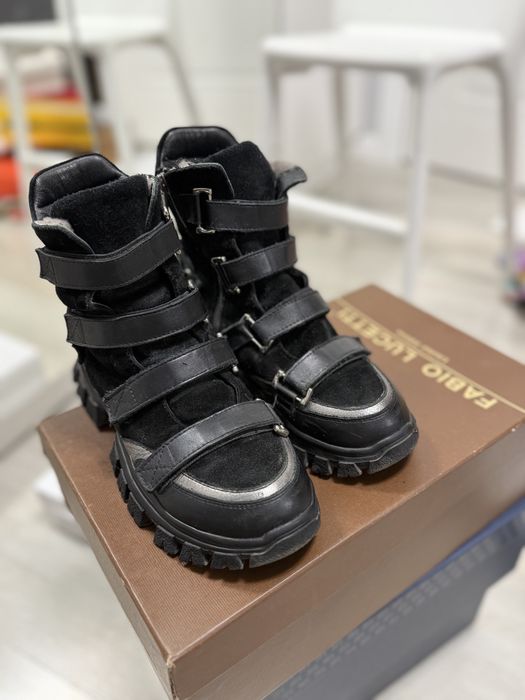 Сапоги для девочки из натуральной кожи