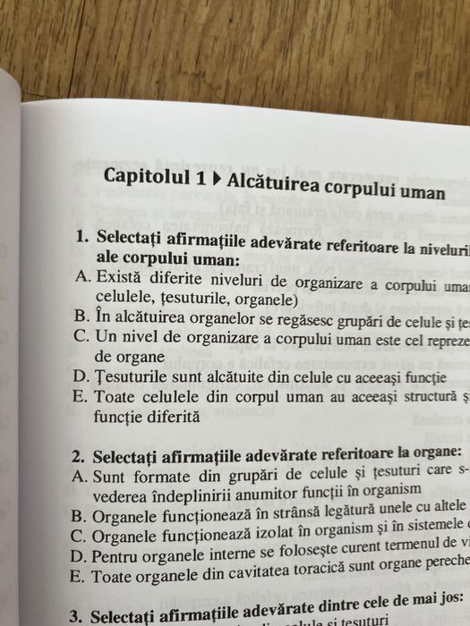 Vând teste biologie admitere tip 2 UMFT
