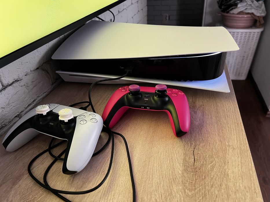 Ps5 825gb 2tb ssd 2 геймпада