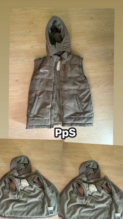 Дамски  зимен елек с качулка