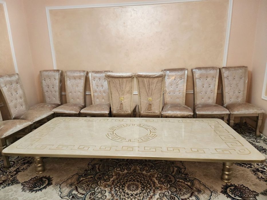 Stol stul kamplekt 10 talik