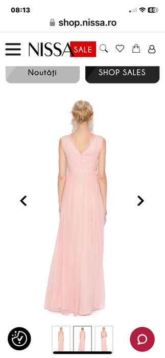 Rochie Nissa matase naturala noua mărime 44