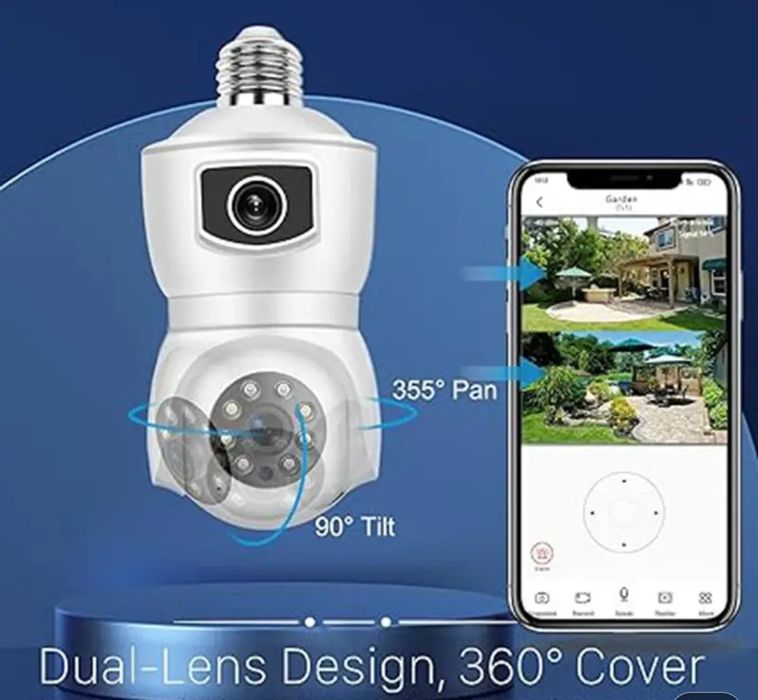 НОВО 8мп. двойна wifi камера