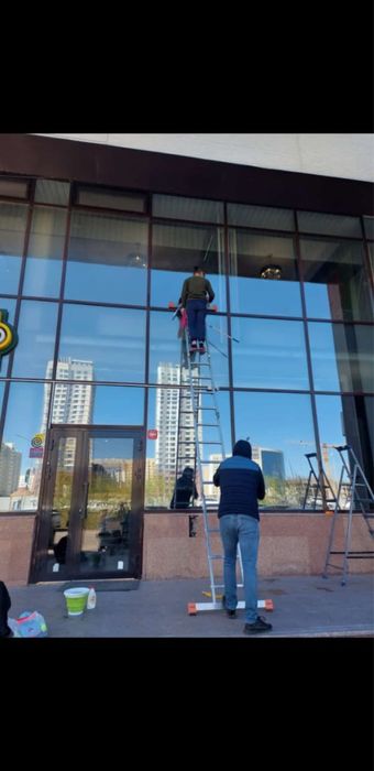 Моем окна любых размеров