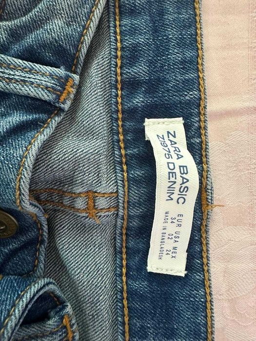 Blugi Dama Zara Basic cu perle