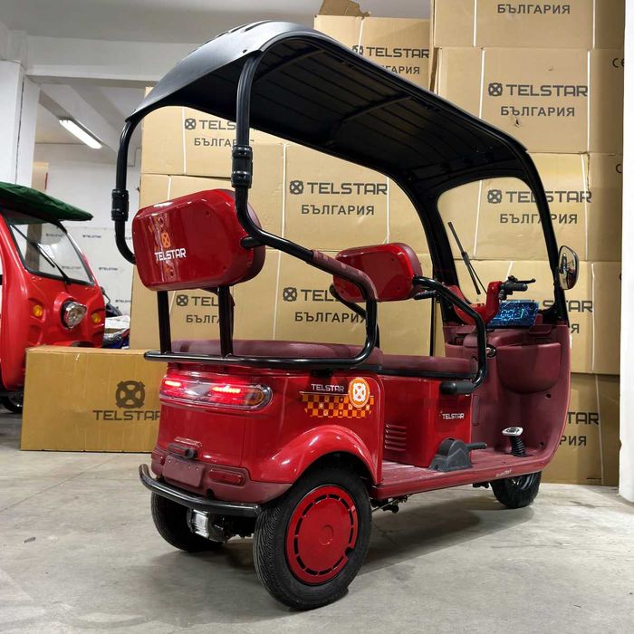 Триместна електрическа триколка 005 ROOF 2500W 23Ah с двоен фар