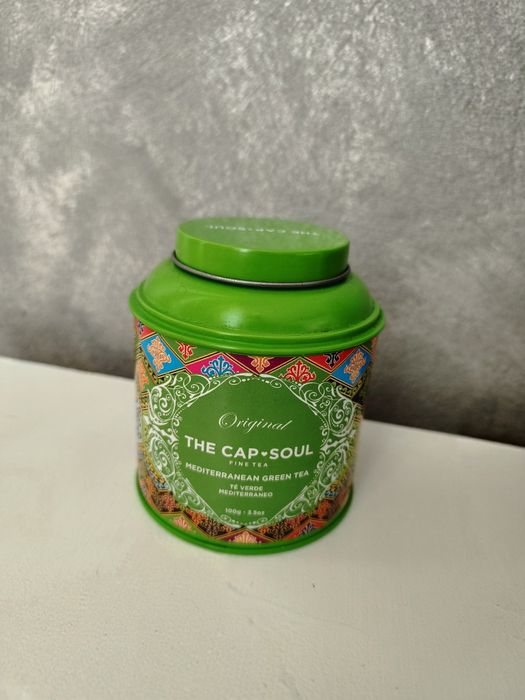 Ceai verde premium The Capisoul Mediterranean Green Tea 100g - Cutie metalică