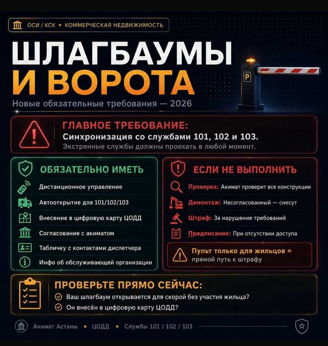 Детектор сирен для шлагбаума