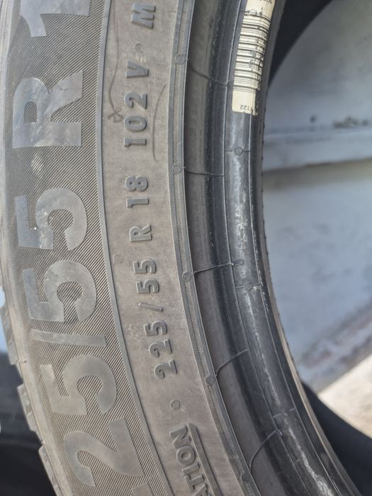 4бр зимни гуми Семперит  SPEED GRIP 5/ 225-55-18/ 2021г/ 7.8мм грайфер/