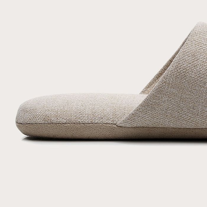 Тапочки бежевого цвета