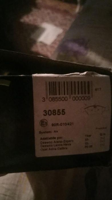 Plăcute de frana masina