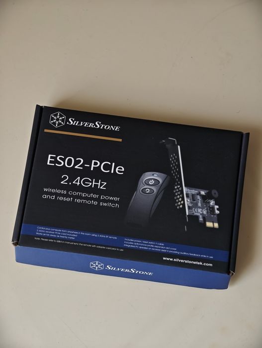 SilverStone ES02-PCIe модуль дистанционного запуска ПК, 2.4 ГГц
Silver