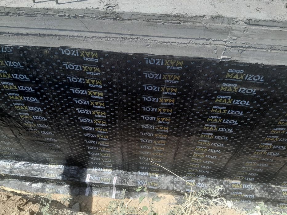 Гидроизалятся мягкая кровля и фундамента Gidroizalyatsiya xizmati