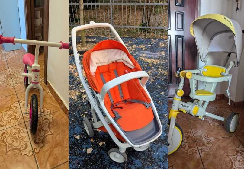 Carucior bicicleta tricicleta copii mici
