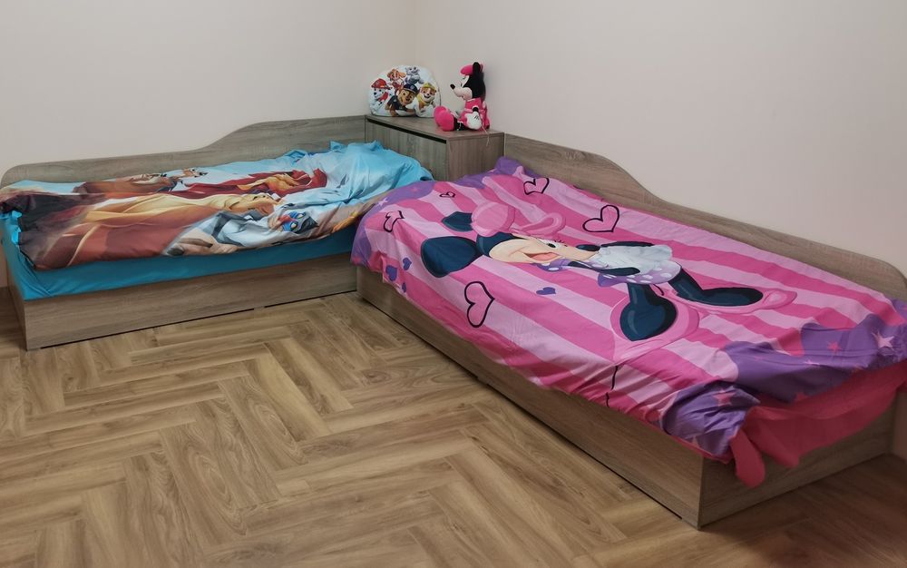 Ъглови легла  с ракла