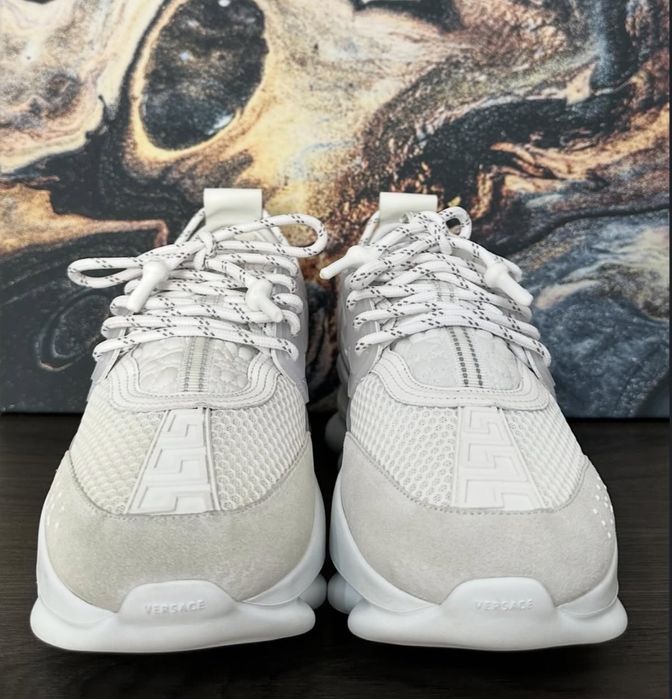 adidasi versace chain reaction triple white
