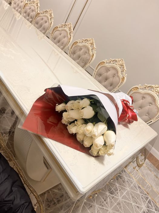 Цветы розы 21 шт красивые