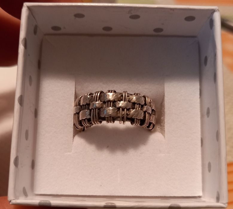 Сребърни пръстени и обици.