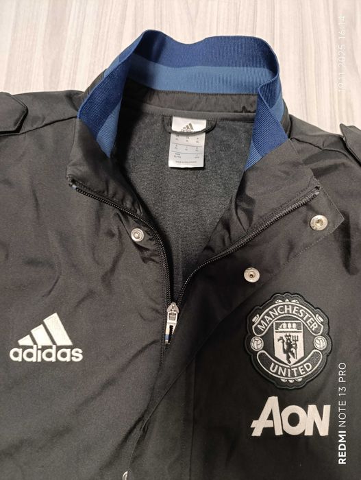 Manchester United Travel Jacket Black''оригинално мъжко яке ХЛ размер