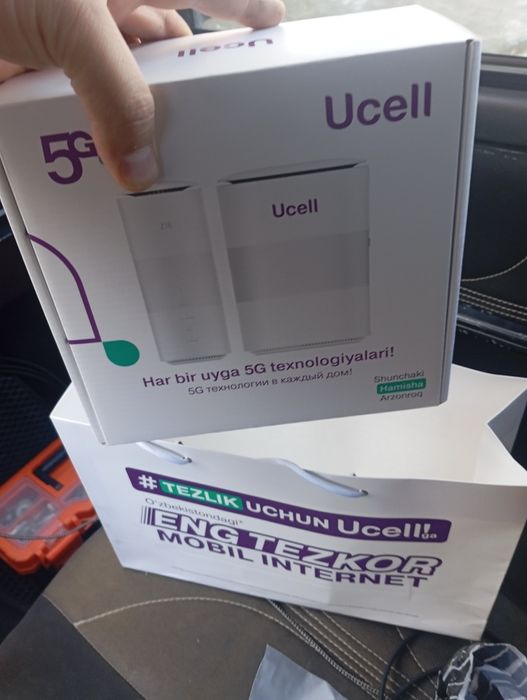 Ucell 5G router juda yuqori tezlikda ishlaydi yap yangi ishlatilmagan