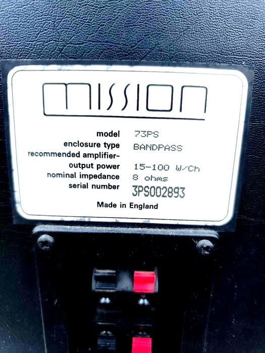 Mission made in England,731 s cu 2 bași 100 wațti