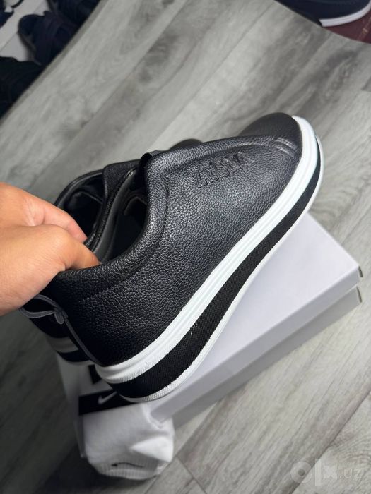 ZEGNA Premium Erkaklar Krossovkalari — To'q Kulrang (Dark Grey)