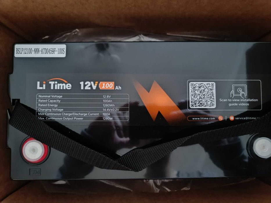 Нови Li-Time/Redodo Life-Рo4 акумулатори 12v 100Ah с 5г гаранция