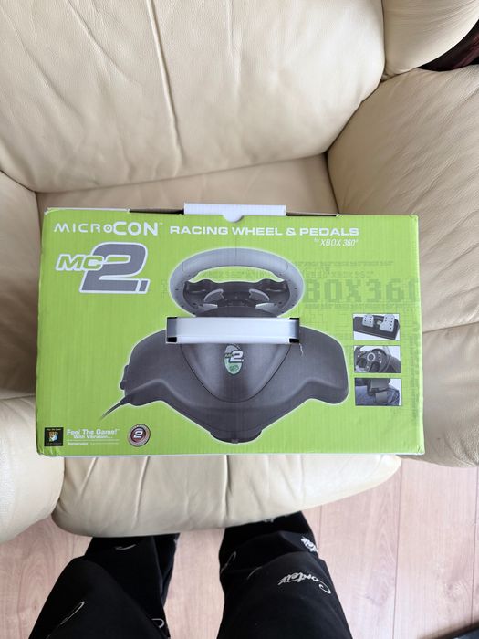MicroCon Racing Wheel and Pedals за Xbox 360 с кутия