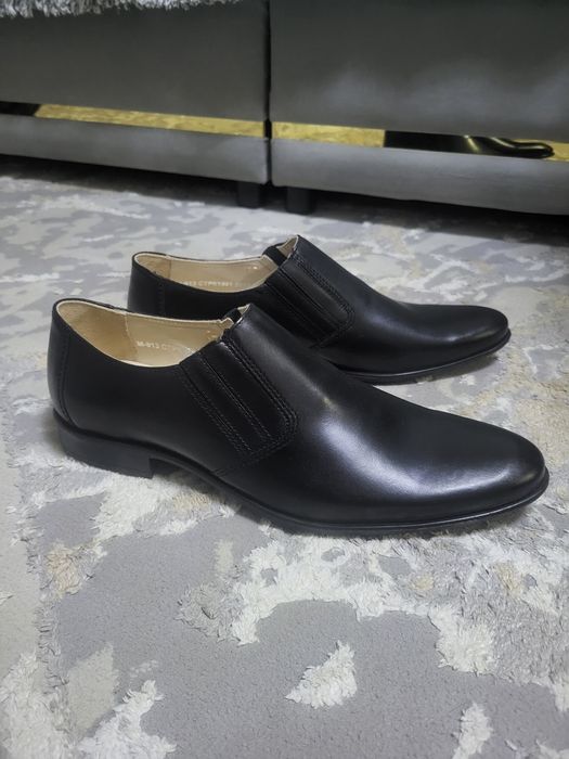 Туфли мужские, натуральная кожа. Размер 42.