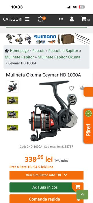 Okuma Ceymar HD 1000A