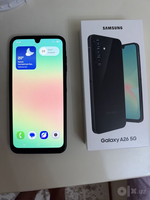 Srochna telefon sotiladi samsung a 26 xolati yaxshi rangi qora