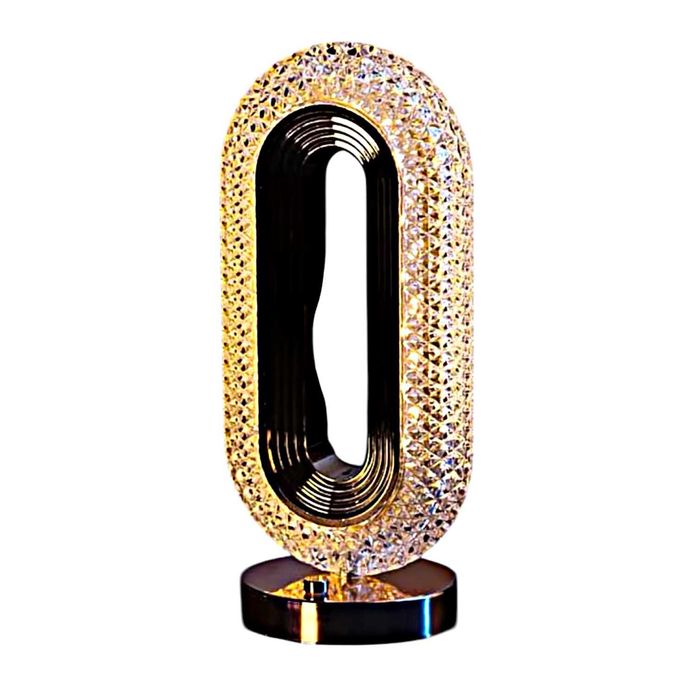 Lampa de masa Crystal LED reglabila 3000K-6500K, baterie incorporata