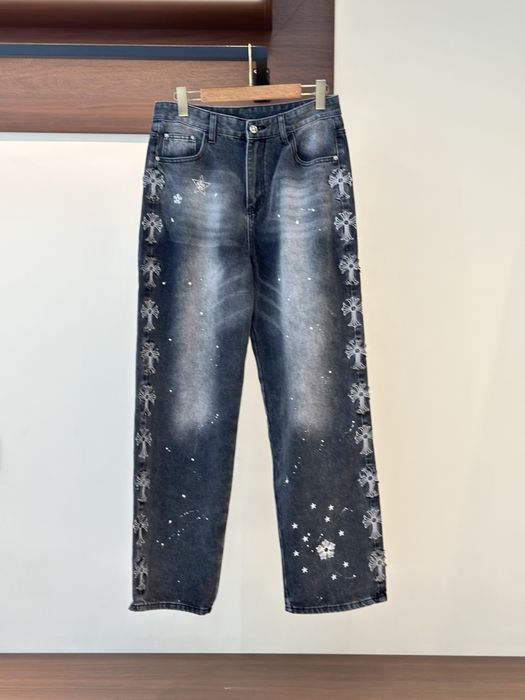 Blugi Chrome Hearts , calitate premium , pe comanda , noi , L