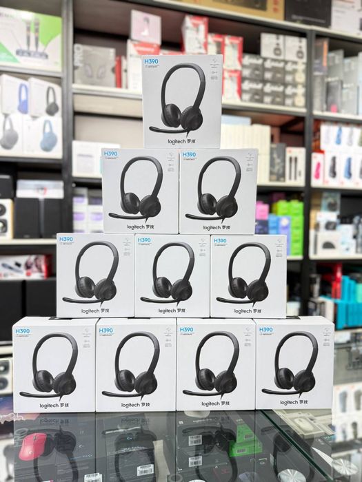 Наушники Logitech h340. Logitech h390. Logitech h111. Для операторов.